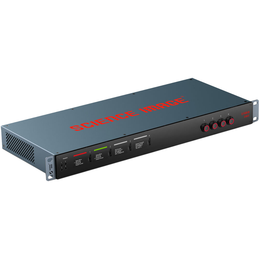 

SCIENCE IMAGE Studio Edge 4-канальный двунаправленный 4K SDI/HDMI/Full NDI-конвертер для монтажа в стойку (1 RU)