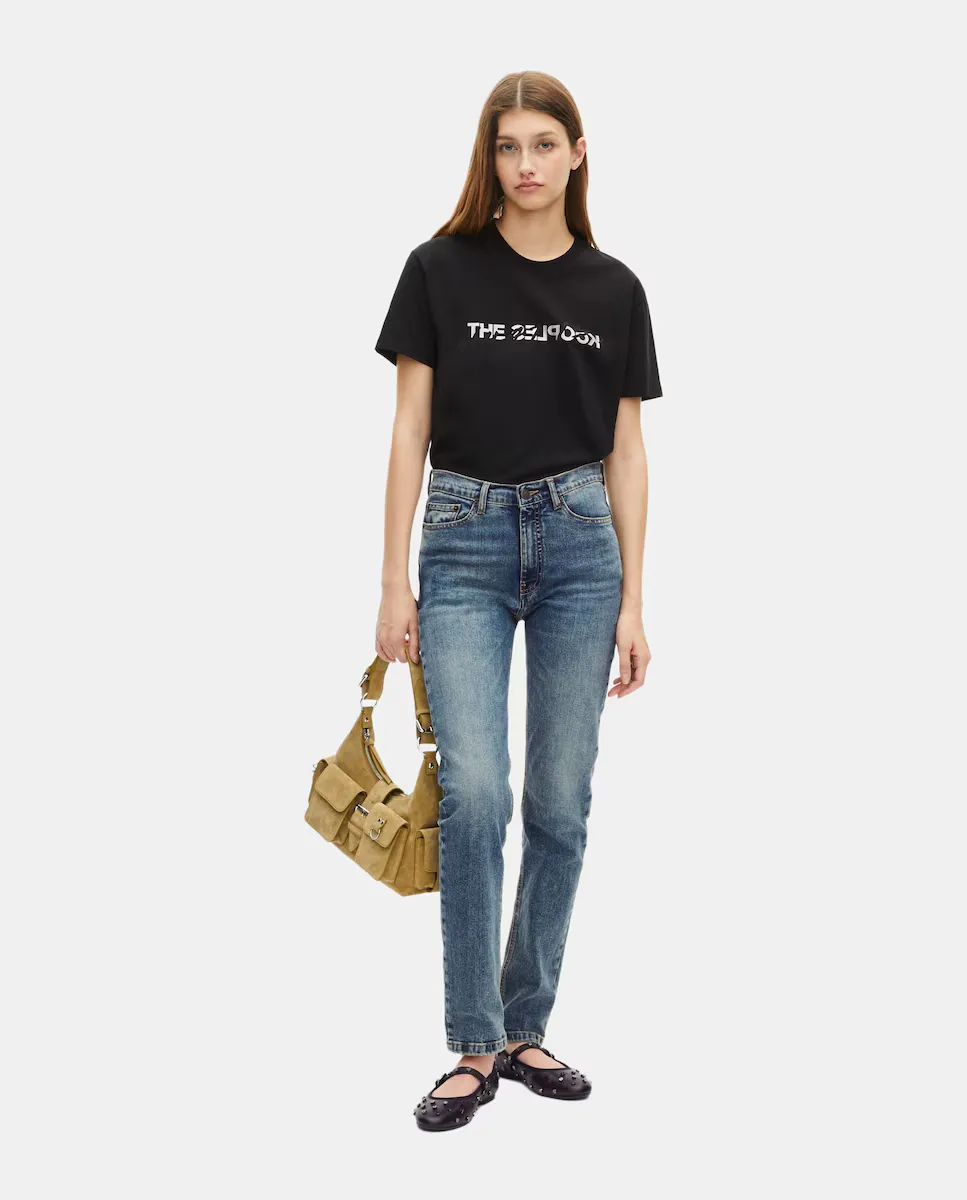 

Женские джинсы Vaquero slim с заниженной посадкой The Kooples, синий