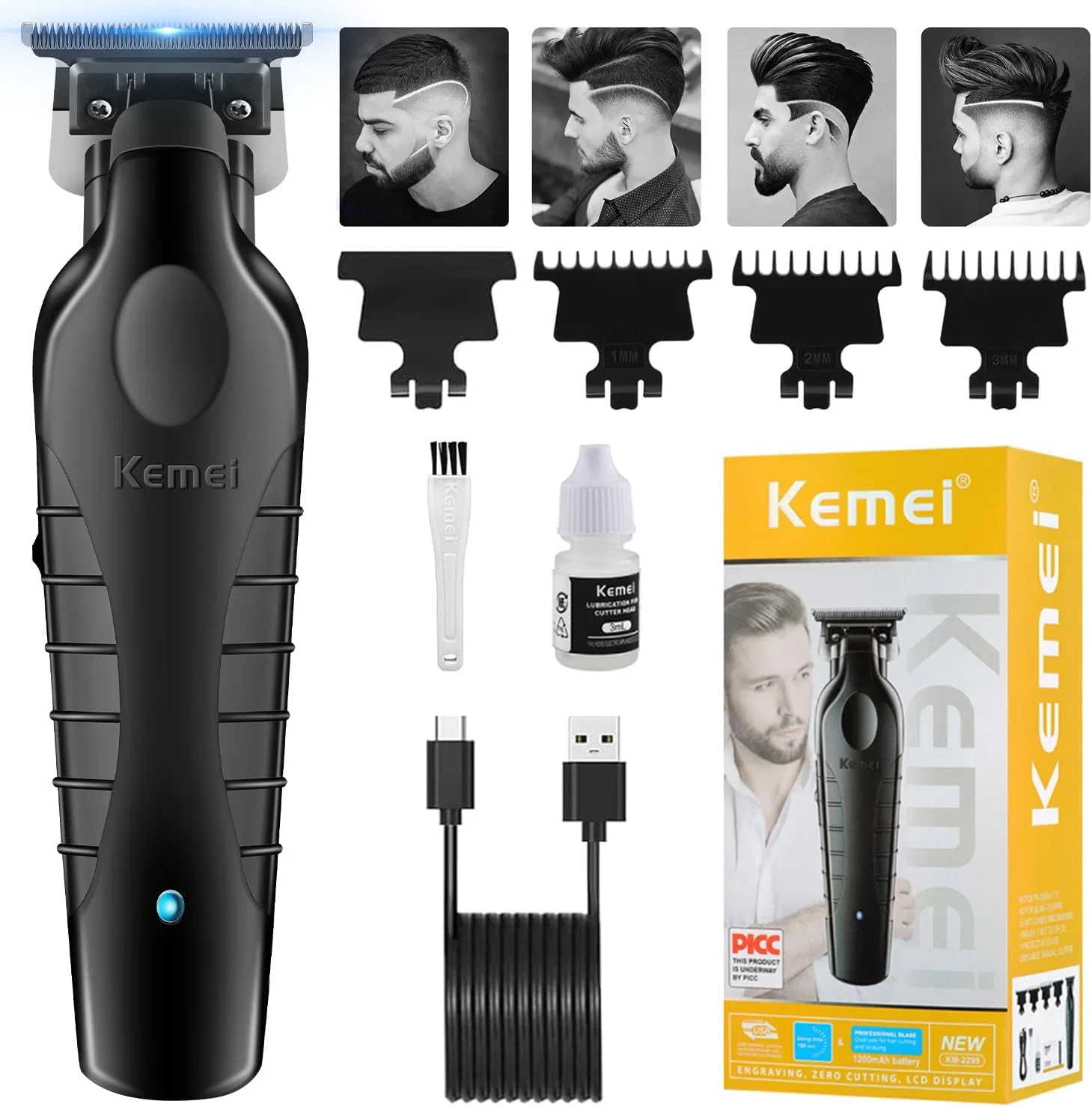 Профессиональный триммер KEMEI 2299 для мужчин Kemei