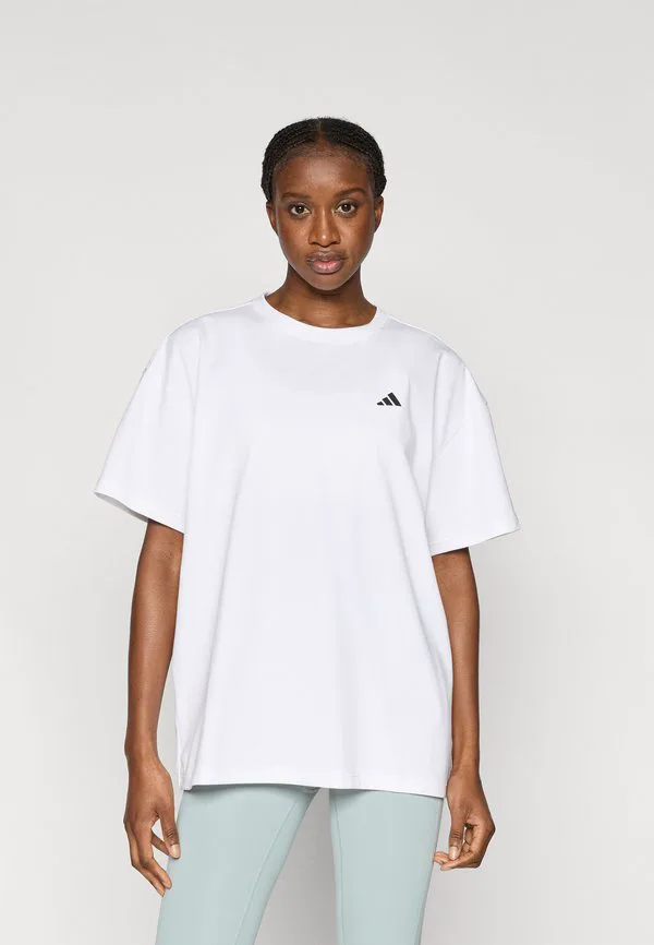 

Базовая футболка Adidas Performance, White, Белый, Базовая футболка Adidas Performance, White