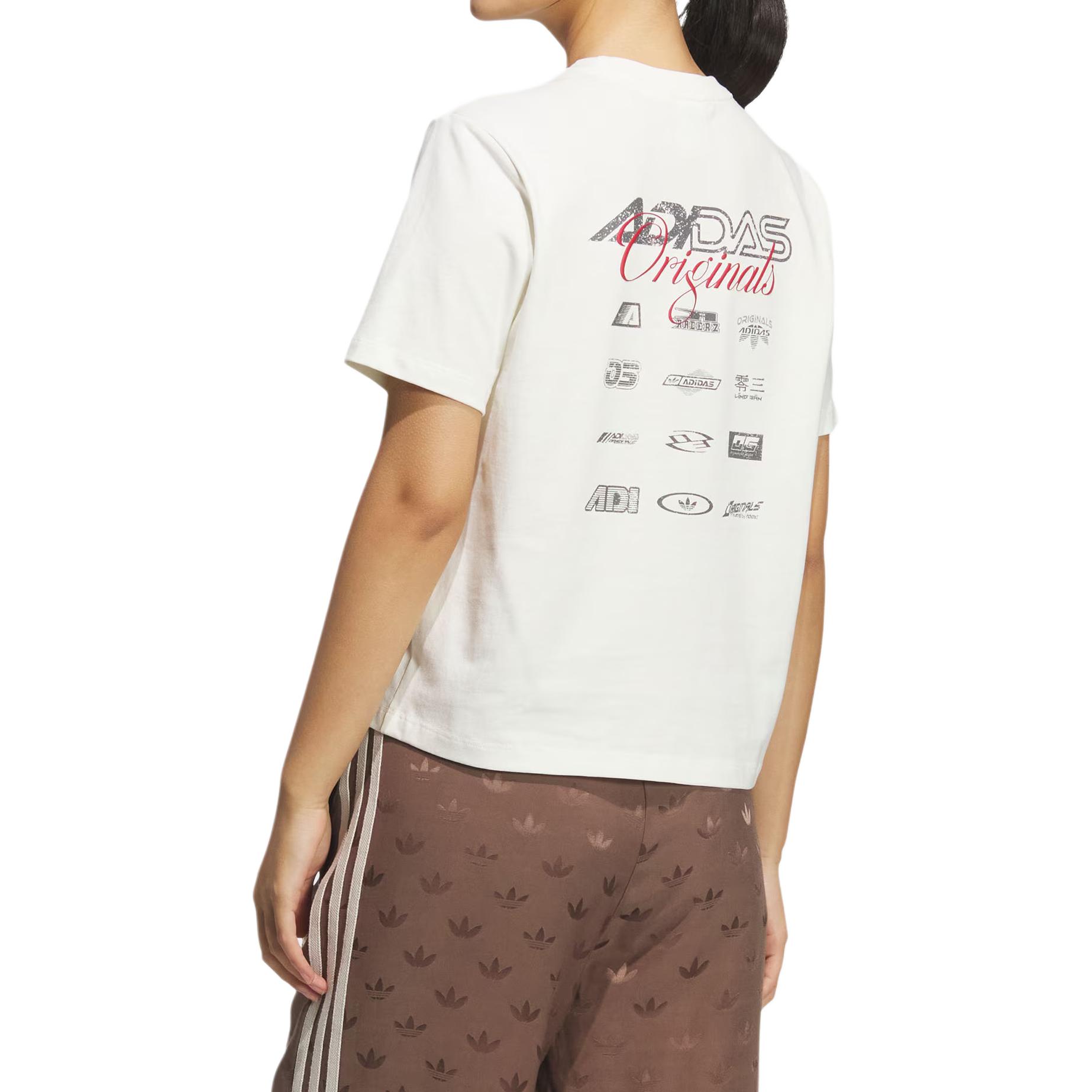 Футболка женская Adidas Originals, белый — фото 4