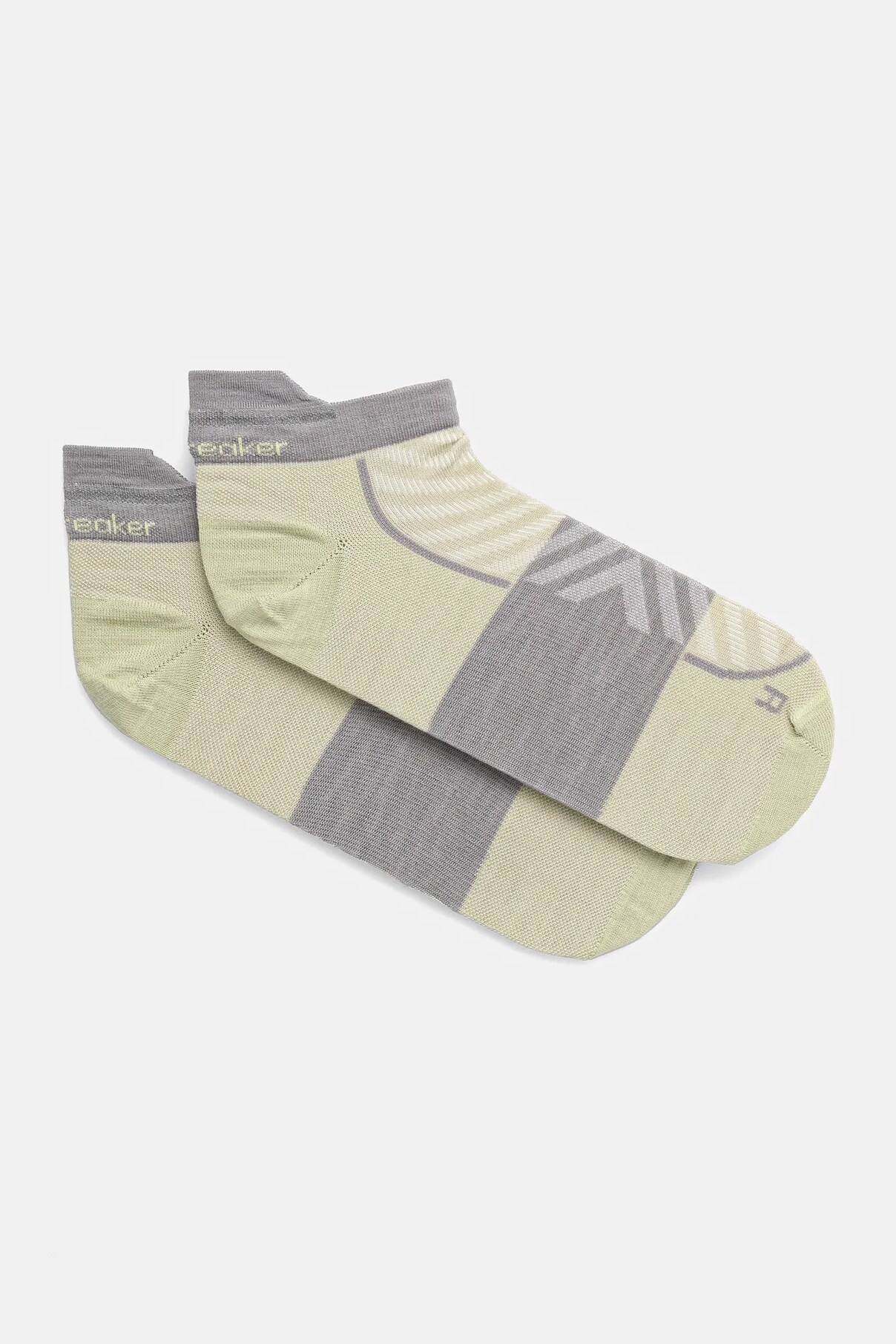 

Носки Merino Blend Run+ Ultralight Icebreaker, зеленый