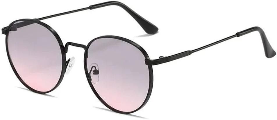 

Ретро качественные металлические круглые солнцезащитные очки для женщин, роскошные очки в маленькой оправе из сплава для мужчин, классические HVTVTLA, A7