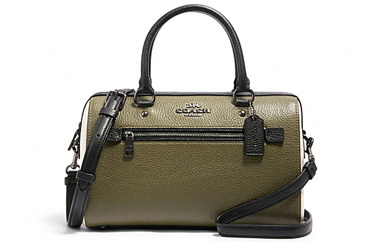 

Кожаная сумка Rowan Boston, женская сумка через плечо, кроссбоди Coach