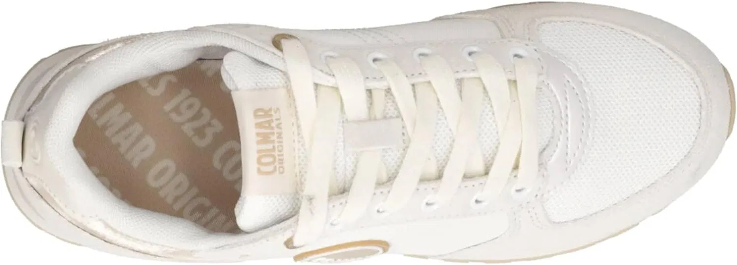Мужские низкие кроссовки COLMAR Travis Authentic, White Beige — фото 4