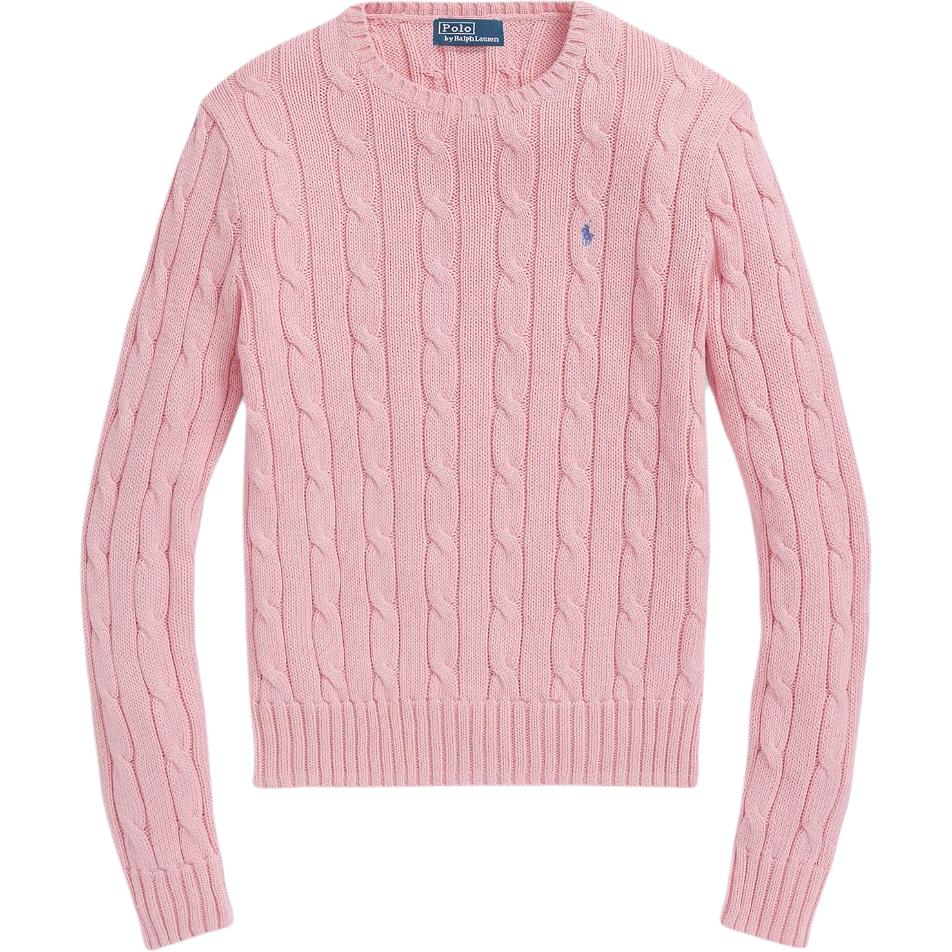 

Вязаный джемпер с круглым вырезом Polo Ralph Lauren, розовый