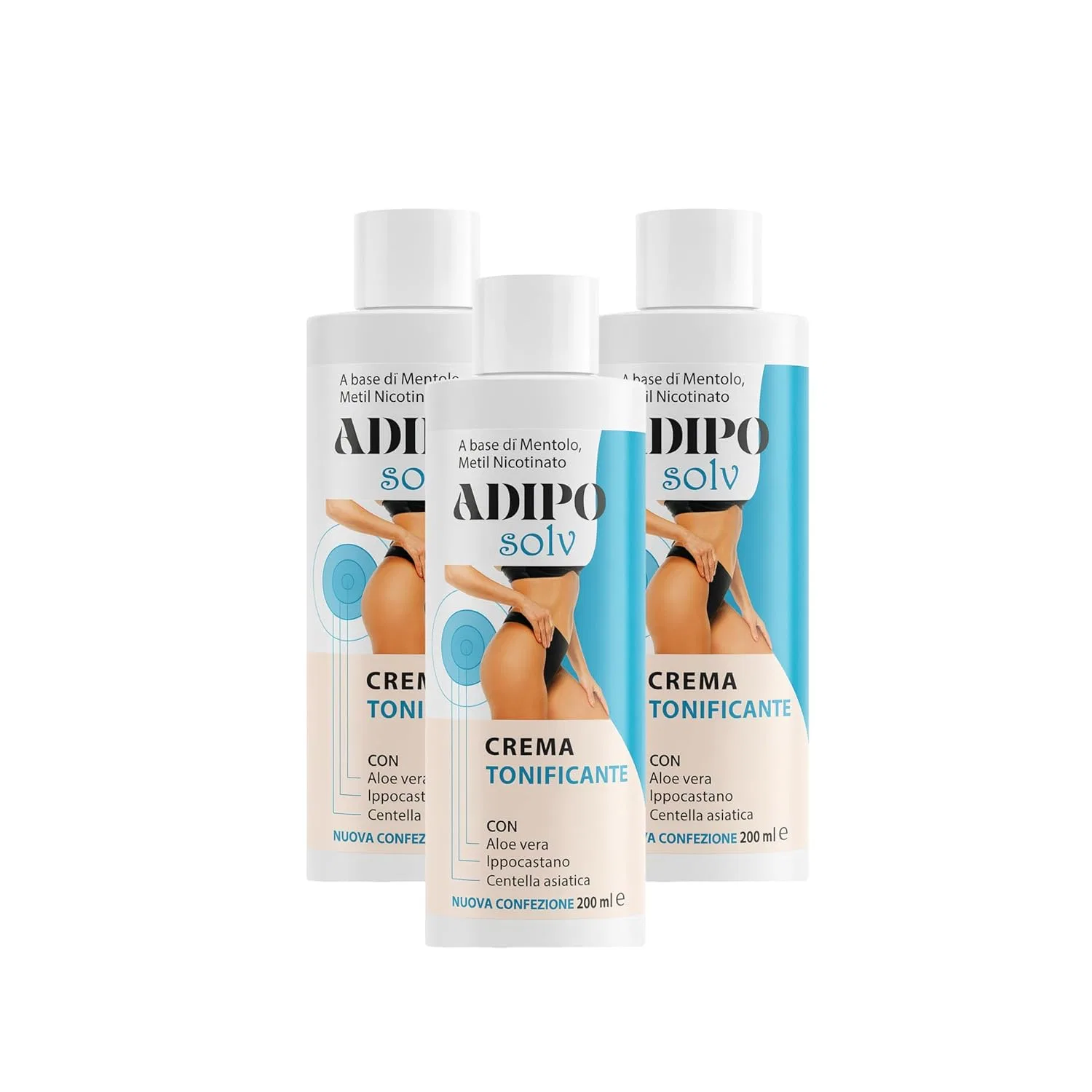 Крем AdipoSolv Fat Solution Cream 600 мл для похудения и против целлюлита Alohalabs