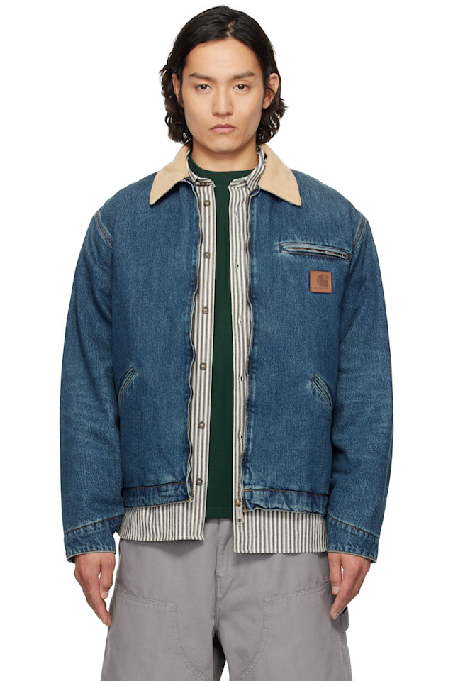 

Ог детройтская джинсовая куртка Carhartt Work In Progress, мультиколор