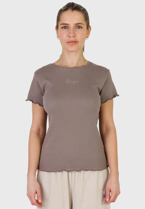 

Базовая футболка келли Kleinigkeit, Taupe, Коричневый, Базовая футболка келли Kleinigkeit, Taupe