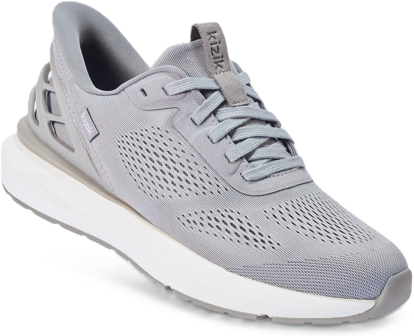 

Кроссовки Kizik Slip On: Athens 2 - комфорт для всего дня, удобство без рук, дышащий верх из сетки, мужские прогулочные туфли с поддержкой свода стопы - мужская широкая полнота, Alloy