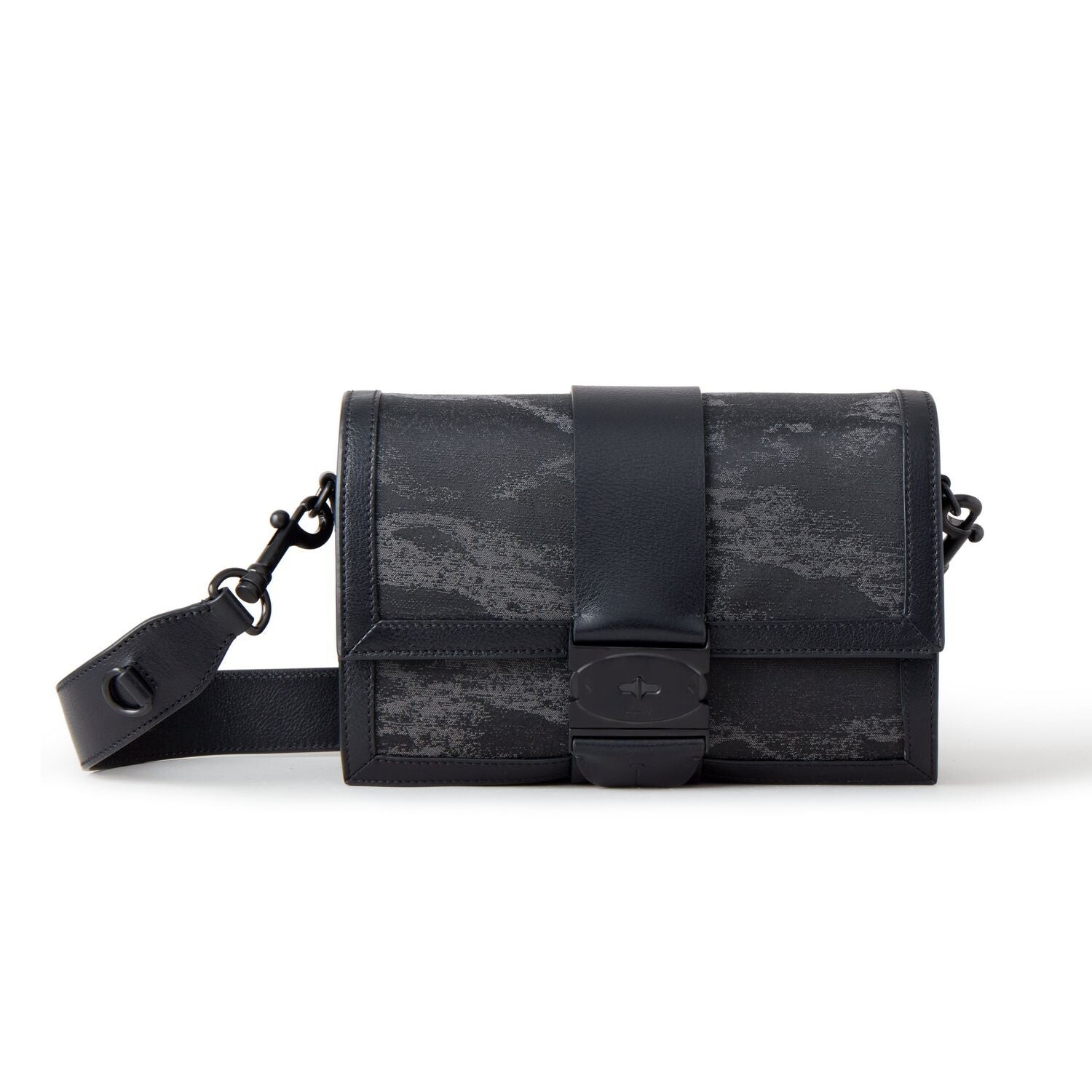 

Сумка через плечо с пряжкой для почтальона Utility Mulberry, цвет Black-Grey