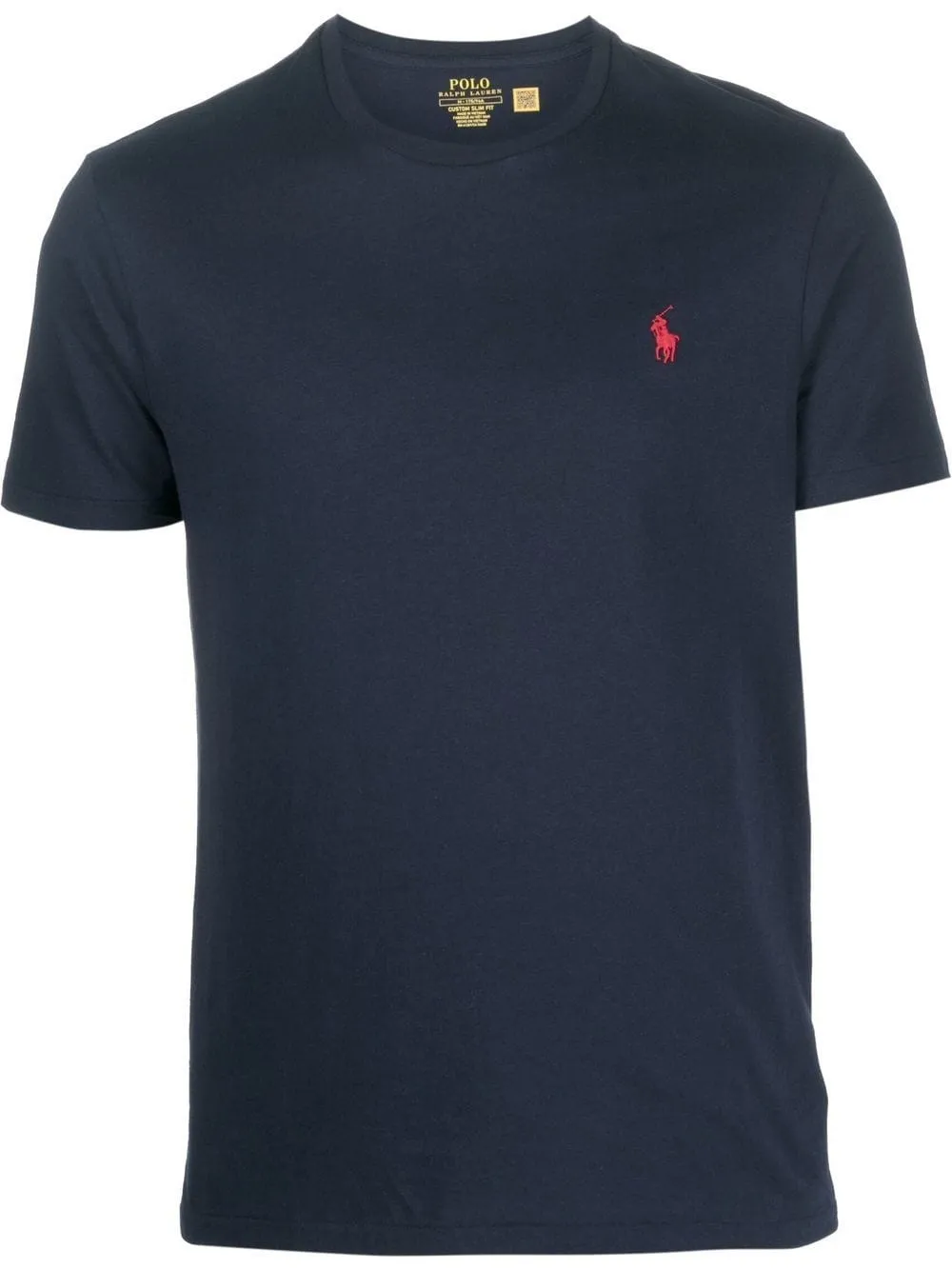 

Футболка с вышитым логотипом POLO RALPH LAUREN, синий