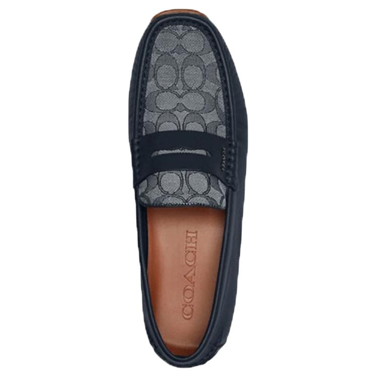 Мужские лоферы Liam Marine Blue COACH — фото 4