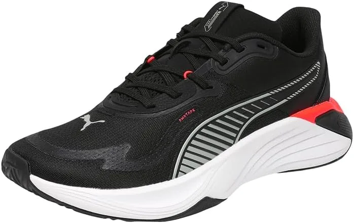 Кроссовки PUMA Adult PWR Hybrid Training Shoes, белый/черный/красный/серый