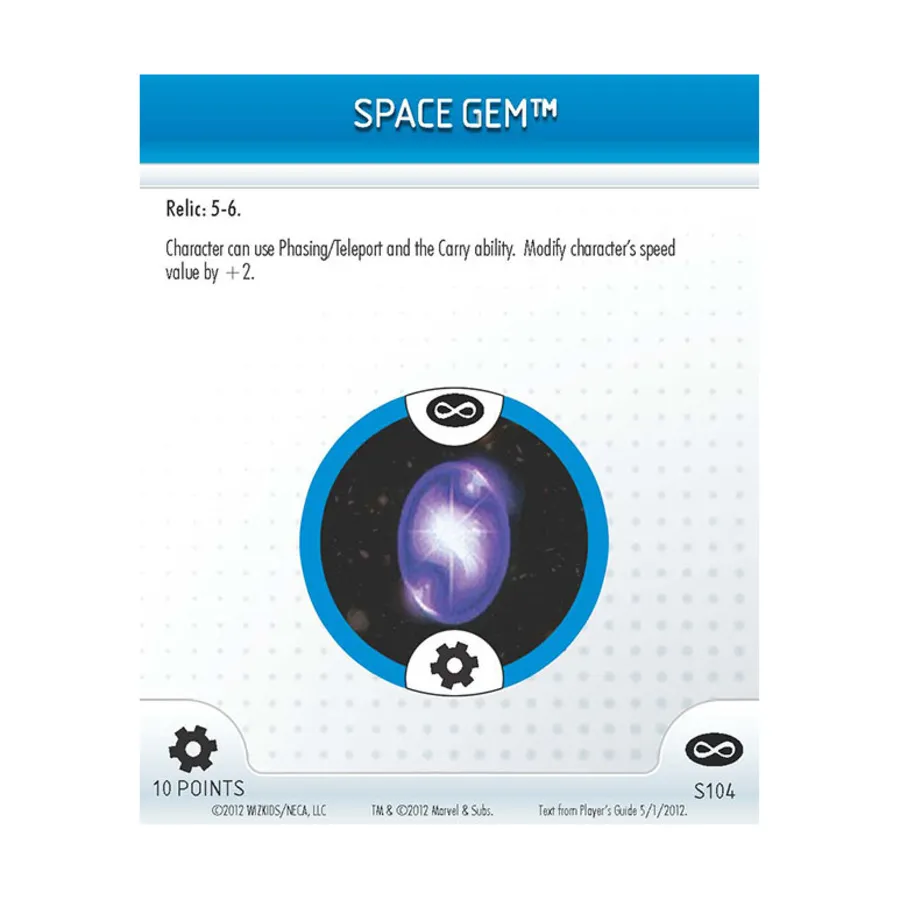 

Космический драгоценный камень (ограниченное издание) (LE), Marvel HeroClix - Infinity Gauntlet - Singles