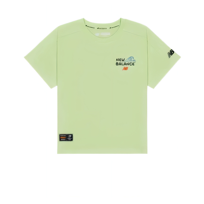 New Balance Повседневная спортивная одежда SS25 Green Black для детей 3-7 лет — фото 3