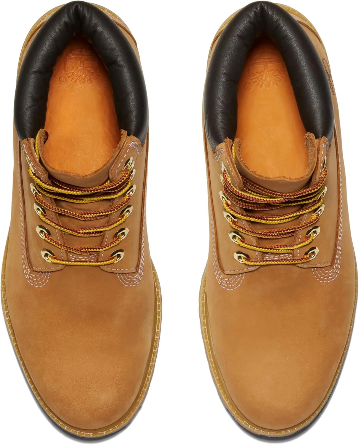 Мужские ботинки Timberland Premium Classic Leather Original на шнуровке, Yellow Wheat Nubuck — фото 3