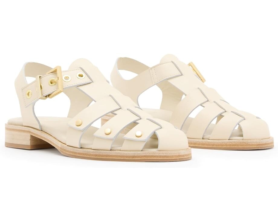 

Сандалии AllSaints Nelly Stud, цвет Parchment White