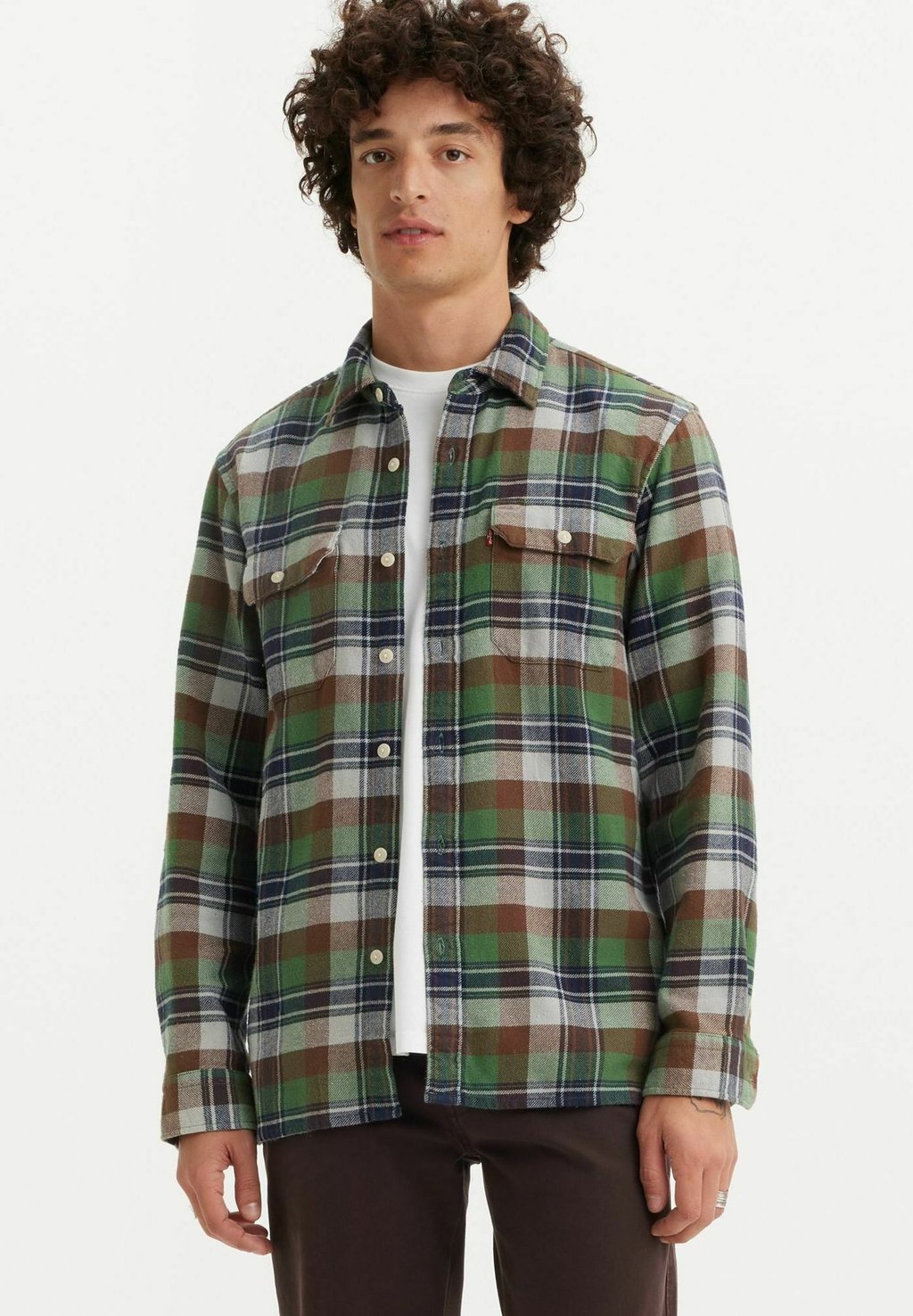 

Рубашка JACKSON WORKER OVERSHIRT Levi's, зеленый