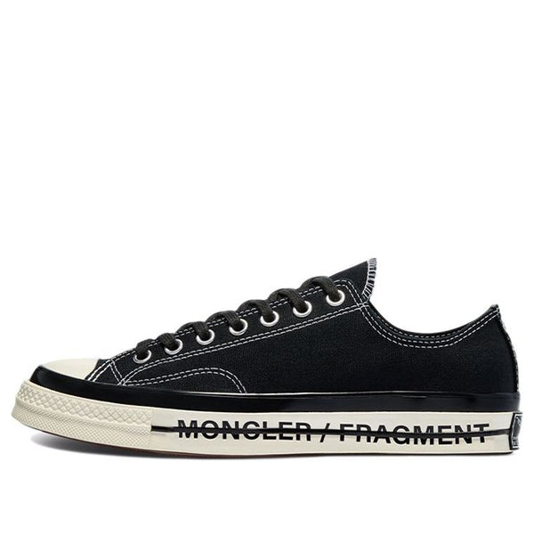 

Кроссовки fragment design x moncler x chuck 70 low 'black' Converse, черный