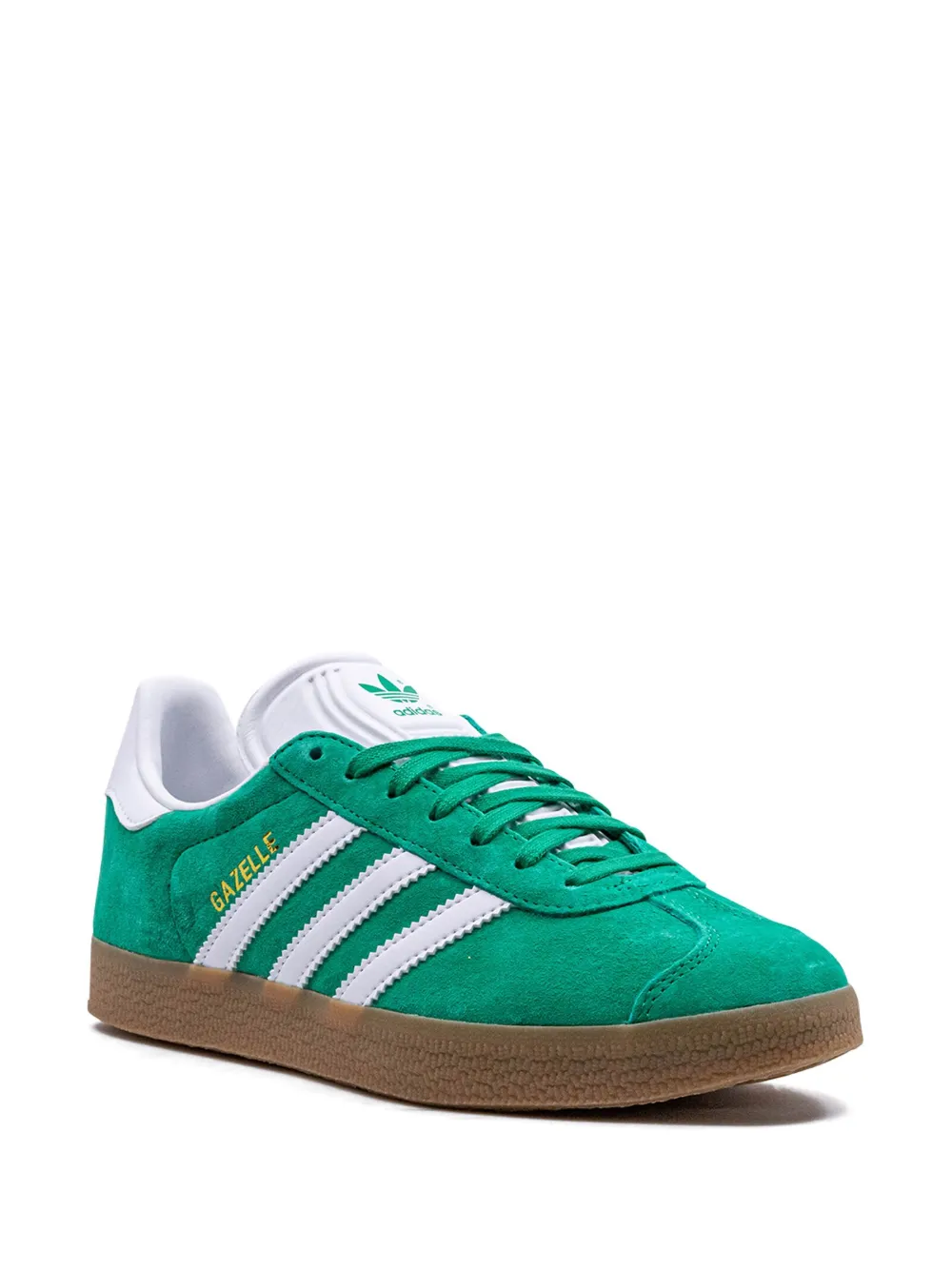 Кроссовки Gazelle Court Green Adidas, зеленый — фото 2