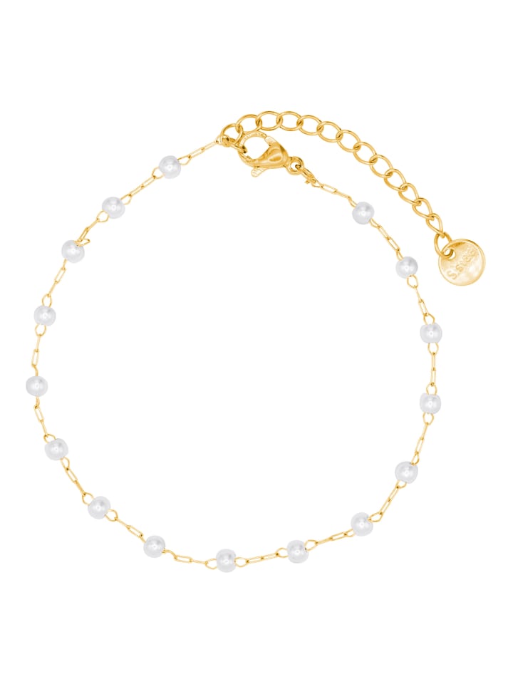 

Steel_Art Женский браслет Tirus серебристого цвета с золотистым вставкой