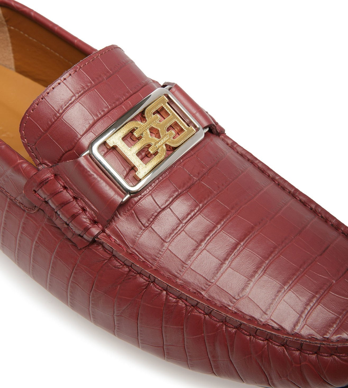 Bally Palan 6300826 Мужские туфли Heritage Red Calf из тисненой кожи — фото 2