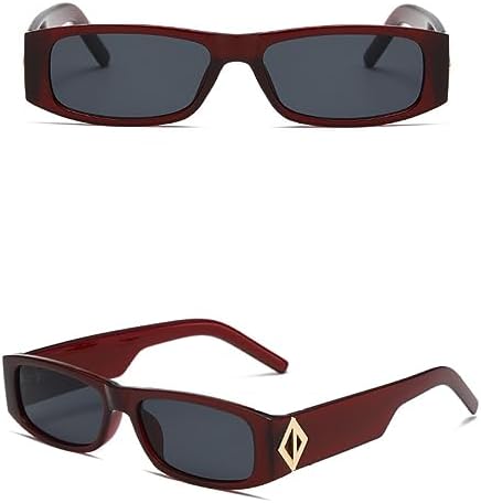 

Солнцезащитные очки прямоугольной формы для женщин, маленькая оправа, винтажные солнцезащитные очки для мужчин, ретро-очки с защитой от УФ-излучения UV400 MTZJH, 22041 C2