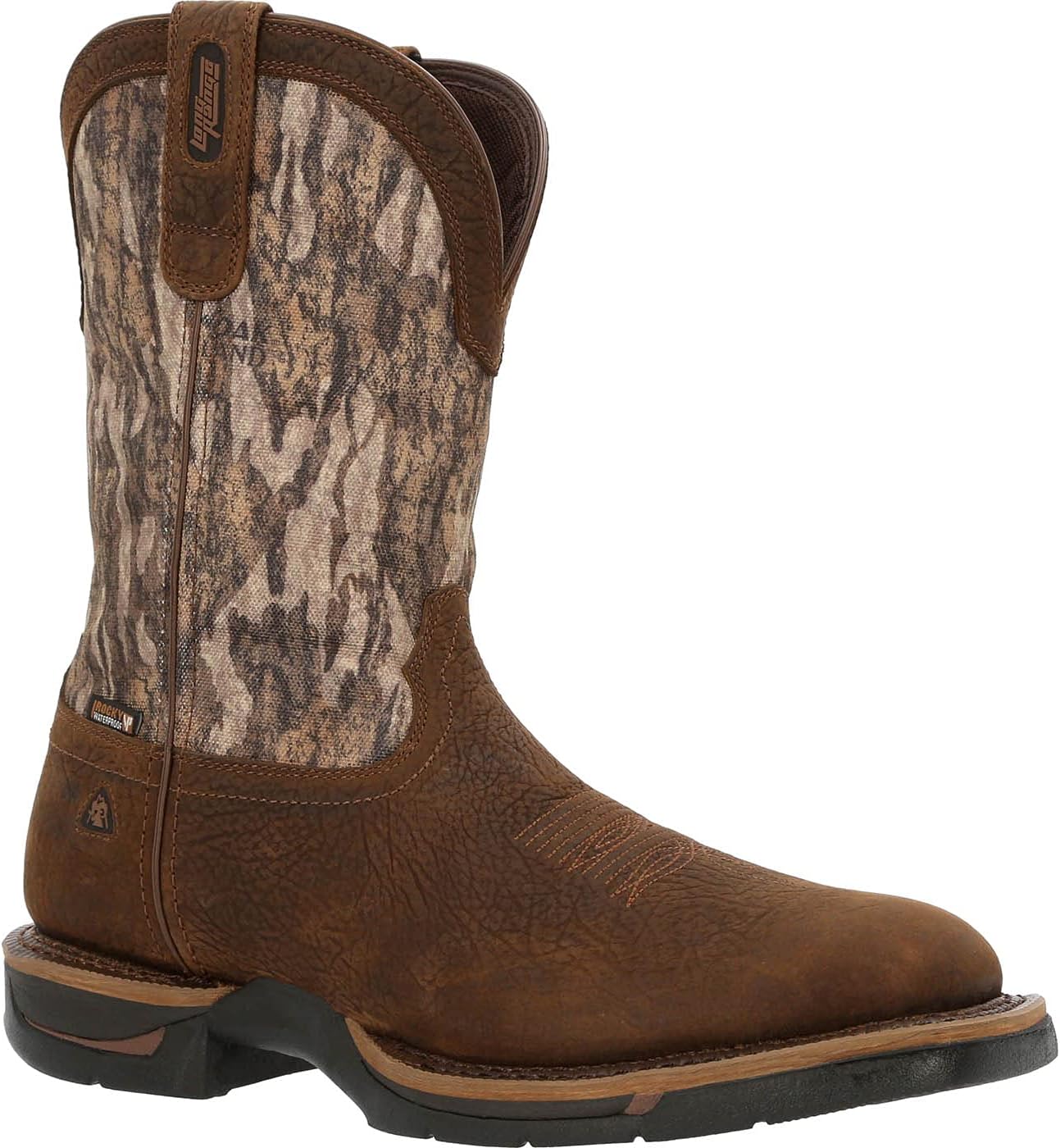 

Мужские водонепроницаемые западные сапоги ROCKY Long Range 11, Mossy Oak Bottom Land