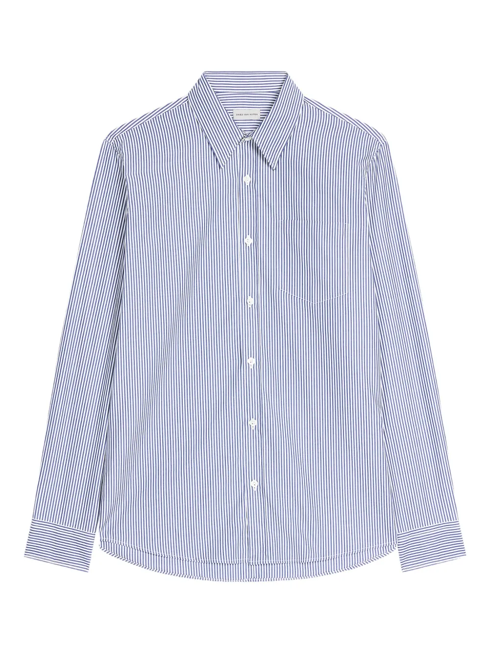 

Рубашка в полоску DRIES VAN NOTEN, синий