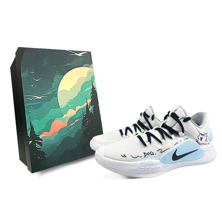 

Баскетбольные кроссовки Hyperdunk X мужские с низким верхом, синие/черные Nike