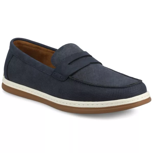 

Мужские пенни-лоферы Brantley Comfort Casual с перфорацией и гибкими ремешками Vance, синий