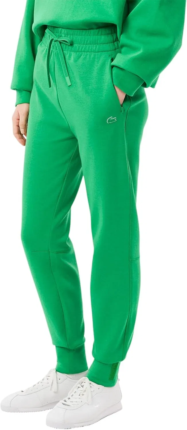 Спортивные брюки Lacoste Calathea Green, зауженный крой, зеленый — фото 2