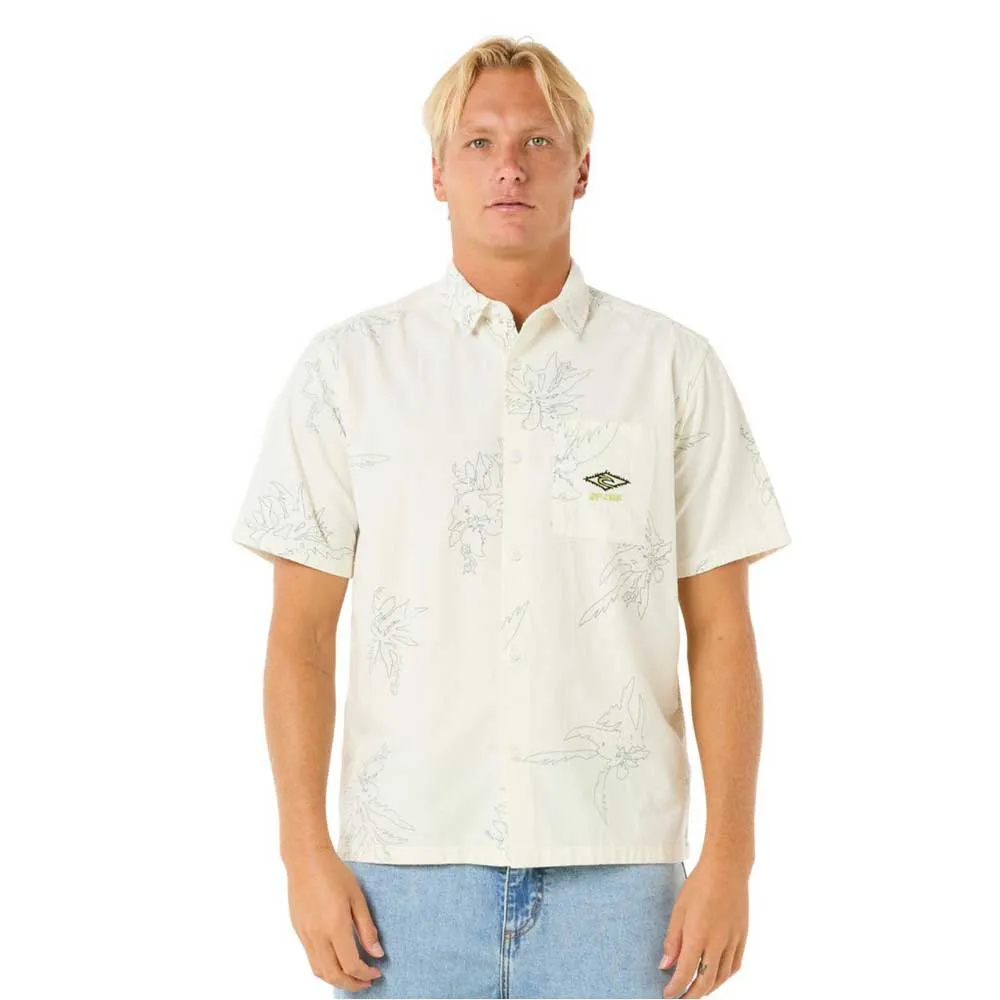 

Рубашка с коротким рукавом Rip Curl Raw Energy, бежевый