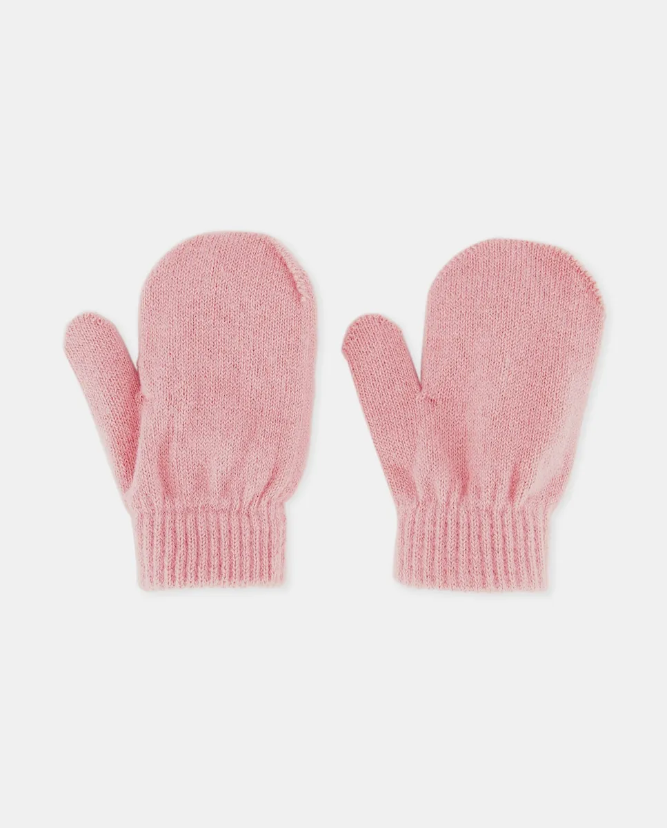 

Гладкие детские рукавички Baby El Corte Inglés, светло-розовый