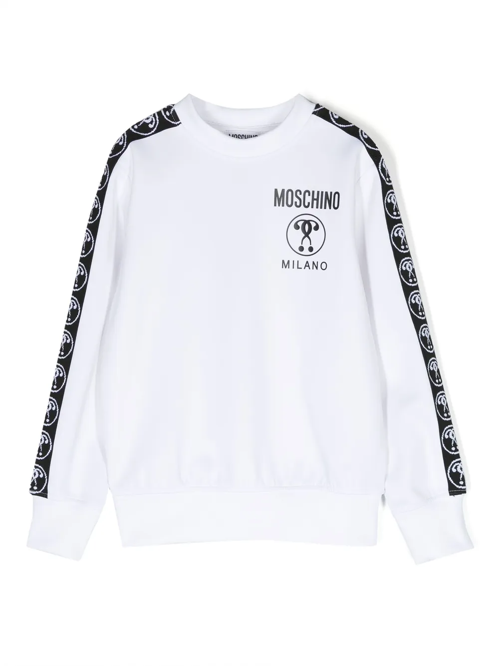 

Толстовка с логотипом Moschino Kids, белый