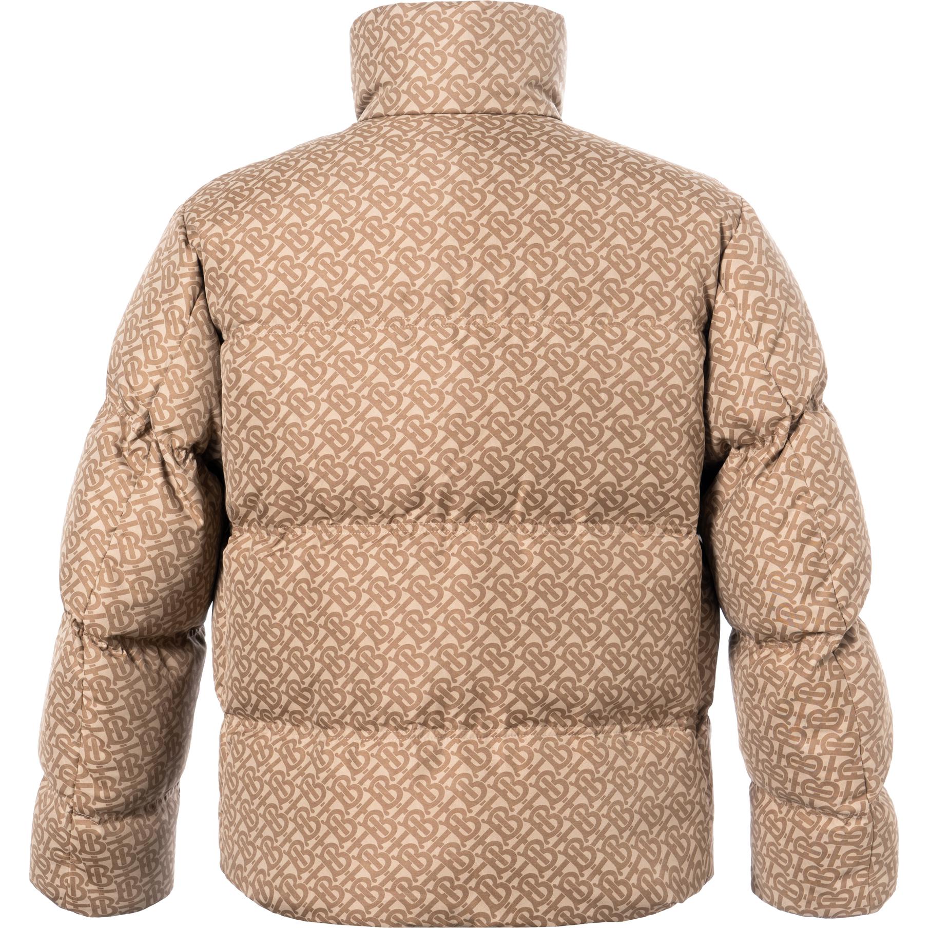 Пуховая куртка Burberry Monogram Jacquard, Soft Tawny — фото 3