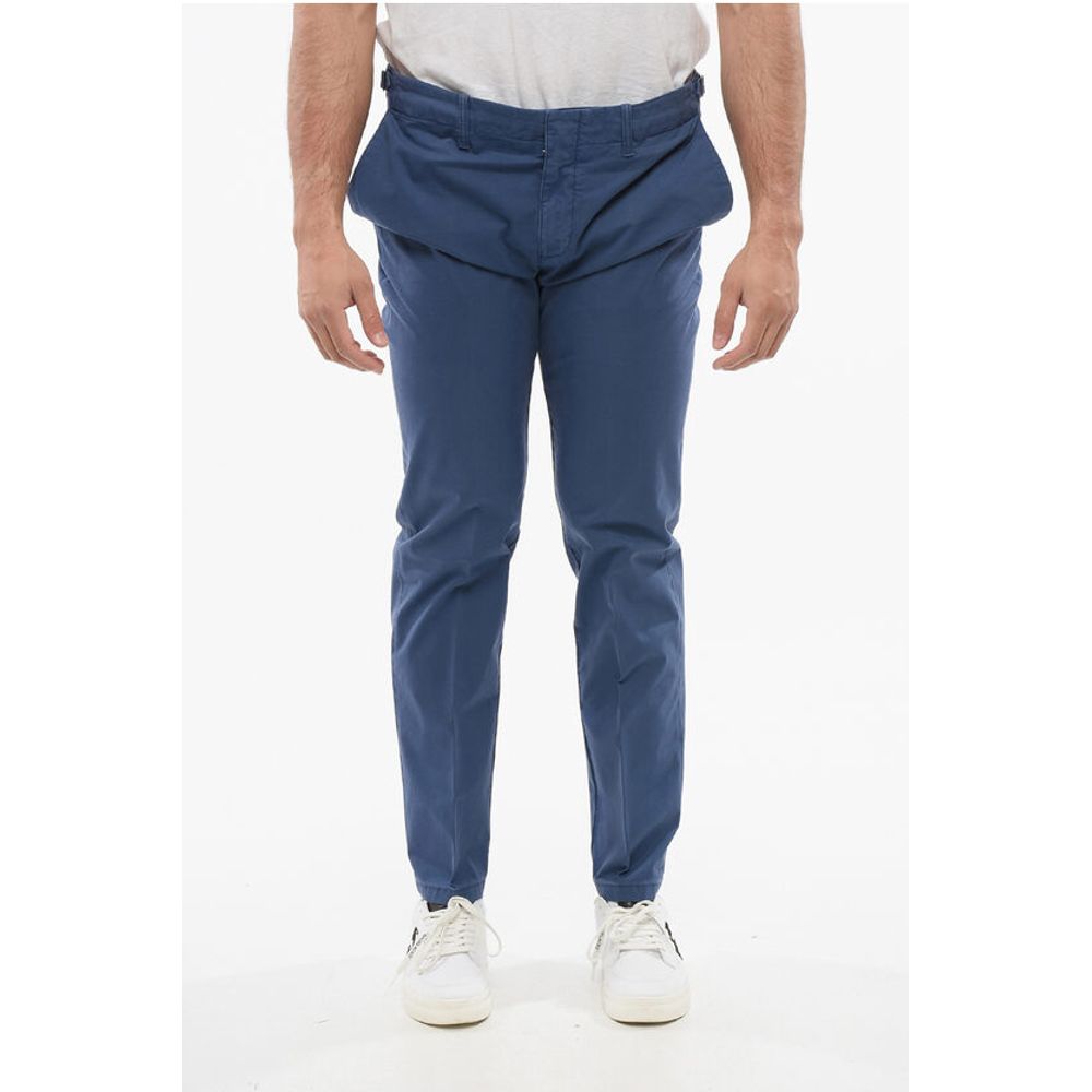 

Брюки-чиносы ID Stretch из хлопка Corneliani, синий