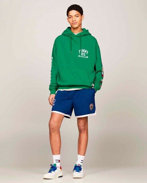 

Спортивные мужские шорты в стиле ретро для международных игр Tommy Jeans, синий