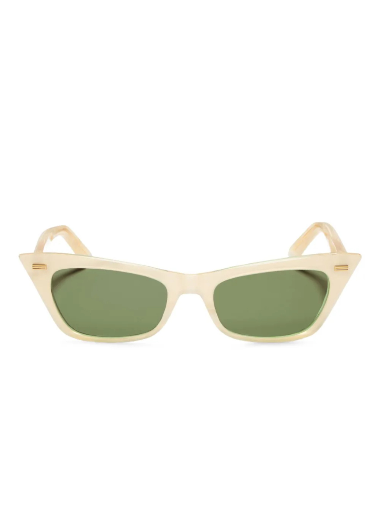 

VALENTINO GARAVANI EYEWEAR солнцезащитные очки «кошачий глаз», белый