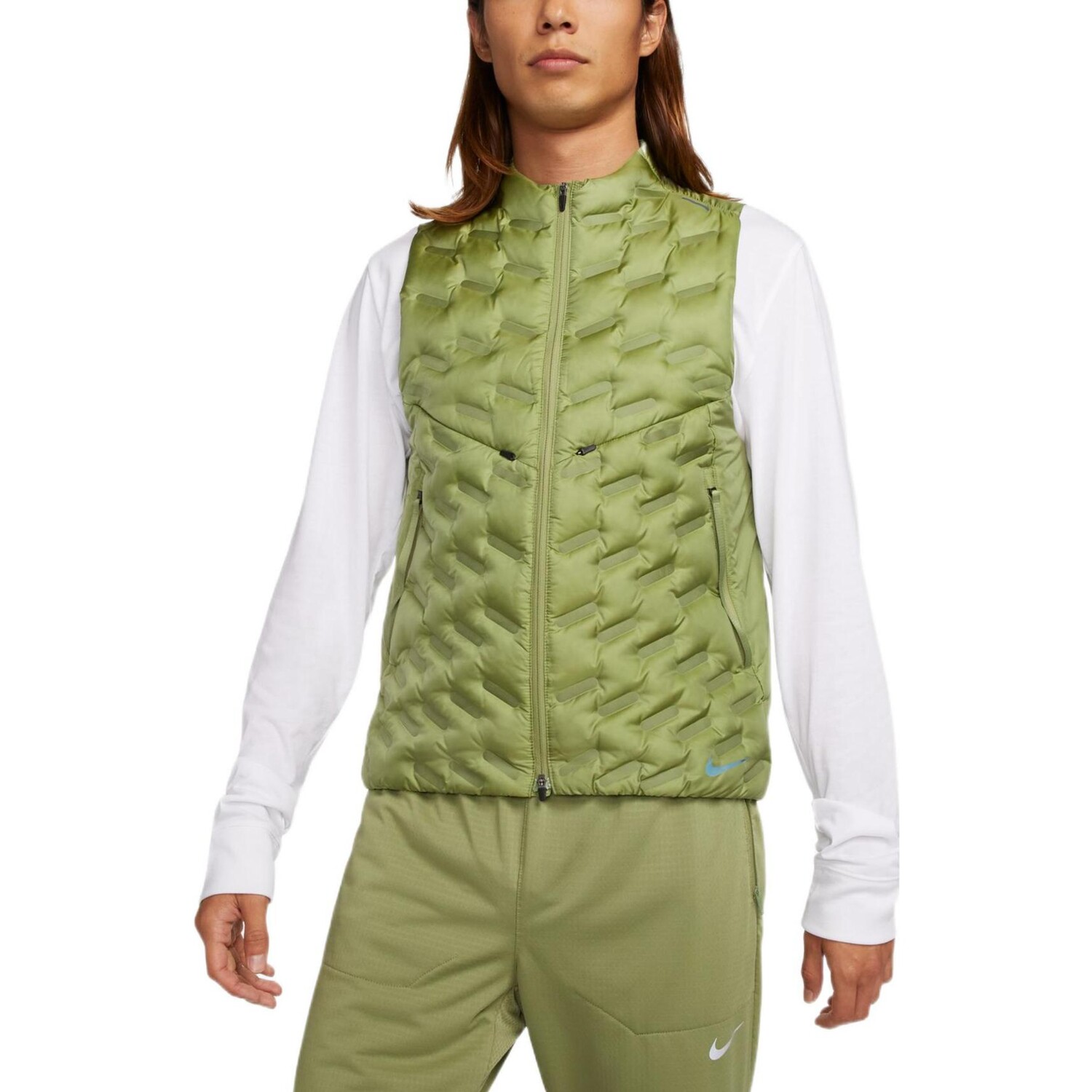 Жилет THERMA-FIT ADV мужской зеленый Nike, зеленый — фото 3