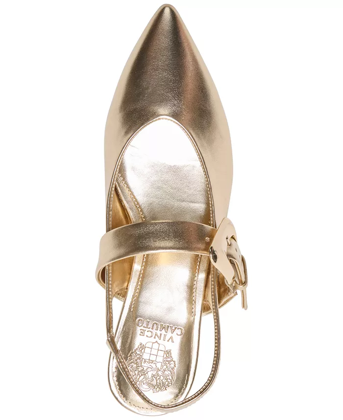Женские мюли Amoret на ремешке Vince Camuto, золото — фото 4