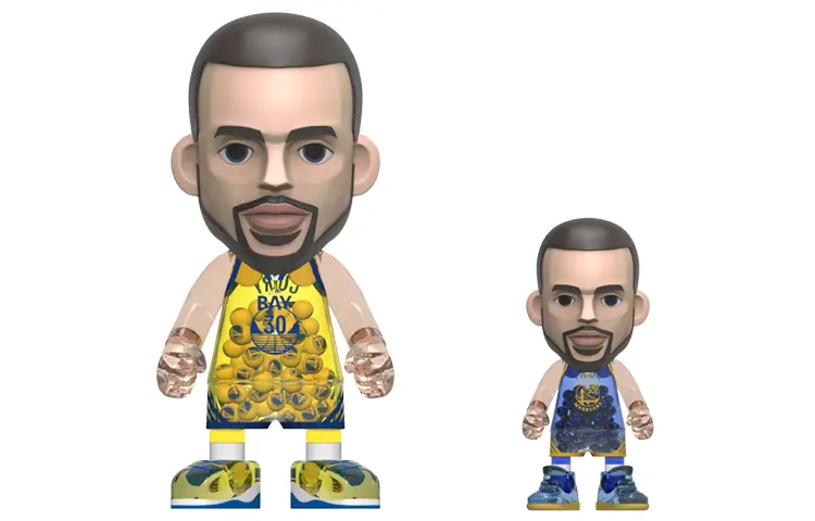 

NBA Star Combination Shopping Bag, Limited Edition Фигурки, James, Curry, Tatum, Doncic, Butler Scale Figures AcePlayer, curry blessing bag