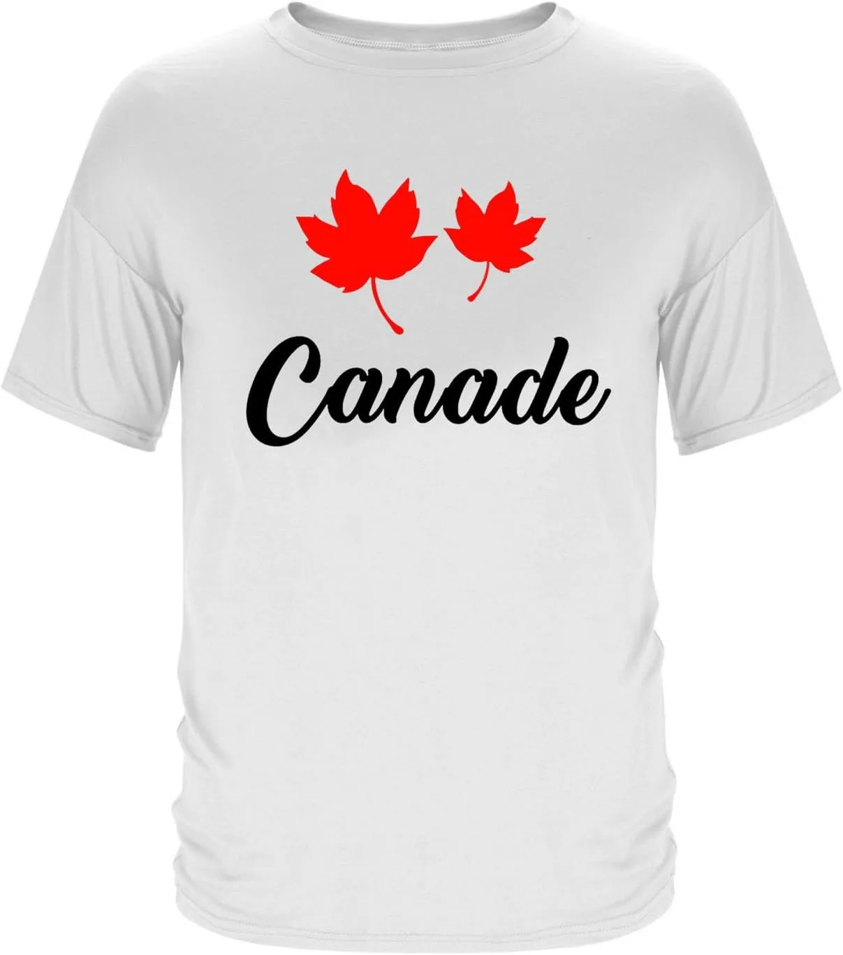 Футболка Canada Day с коротким рукавом и принтом кленового листа — фото 4