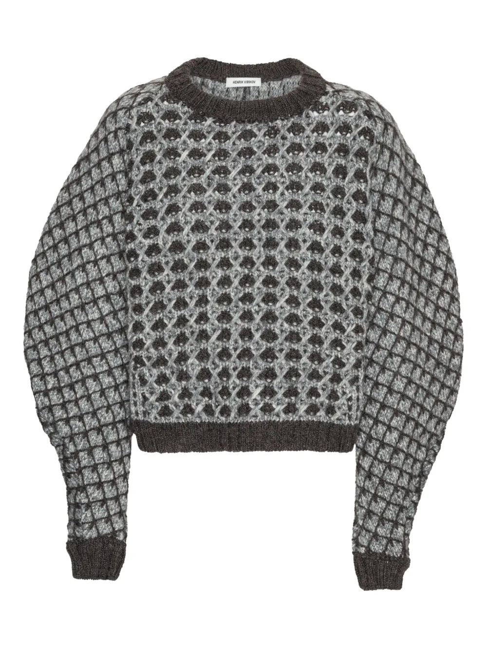 

Фактурный свитер Henrik Vibskov, коричневый