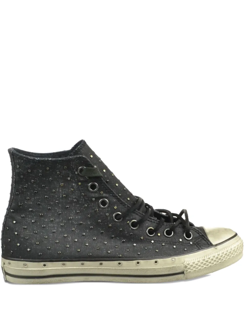 

Высокие кеды с заклепками John Varvatos Converse, черный