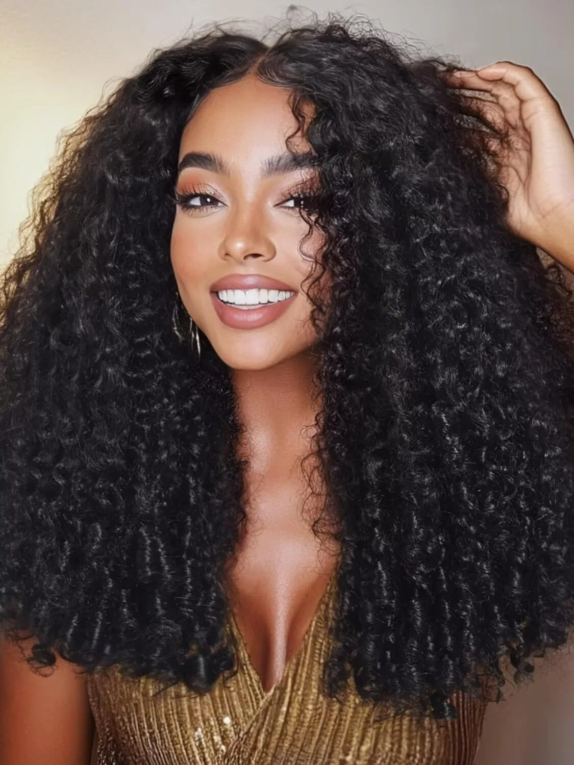 Женский парик из натуральных волос «Burmese Curly» 180 плотности Zekan