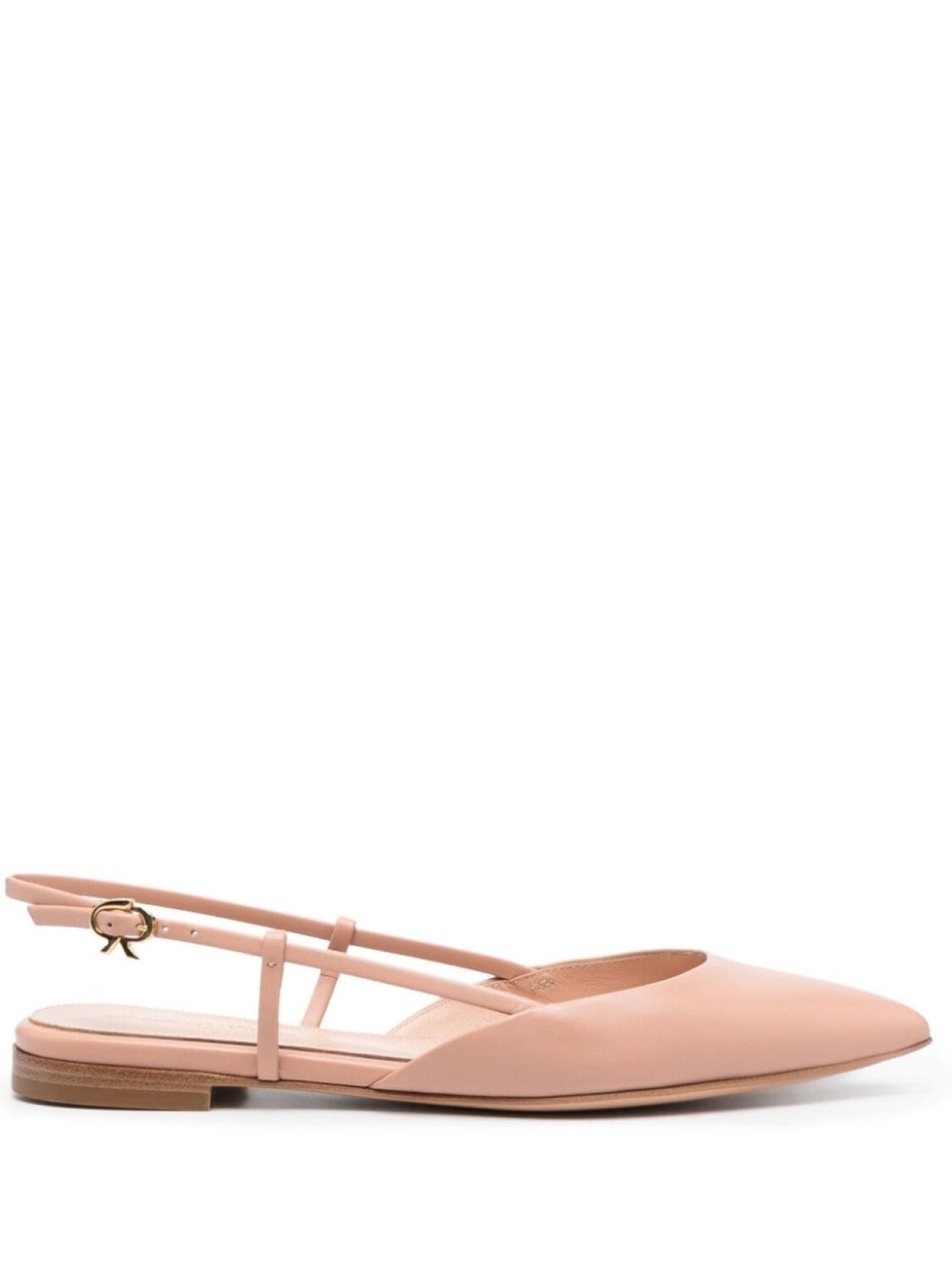 

Gianvito Rossi балетки Ribbon Sling 05, нейтральный цвет