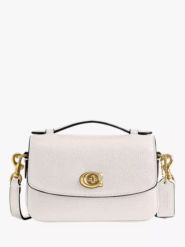 

Сумка кросс-боди Coach Cassie 17 Leather, цвет chalk