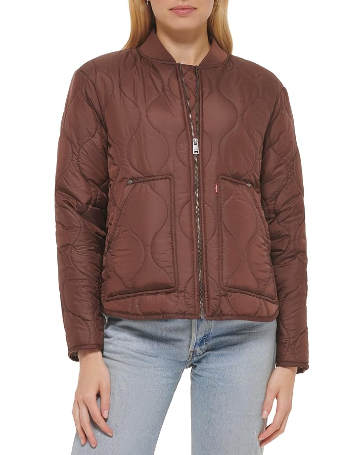 

Куртка Levi's Onion Quilted Jacket, цвет Chocolate Brown